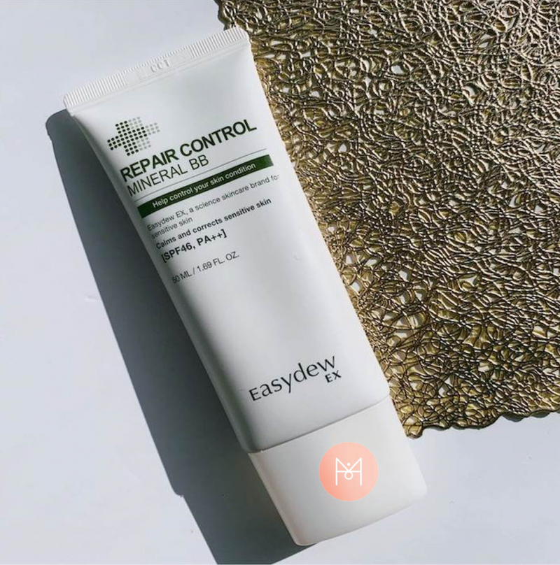Kem chống nắng che khuyết điểm hoàn hảo Easydew Ex repair control mineral BB cream spf 45 pa++